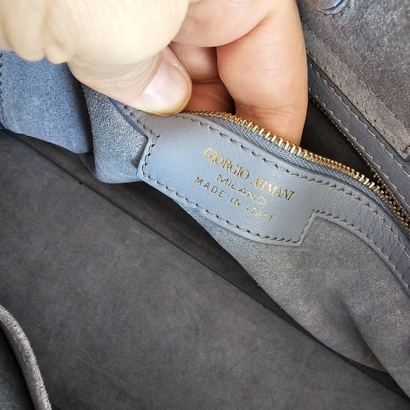 Giorgio Armani Leather Satchel - Picture 5 of 14